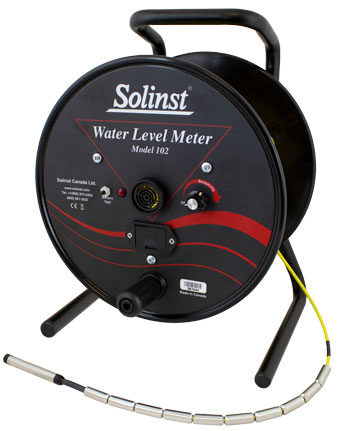 Solinst 102 — Sonda de nivel con cable coaxial