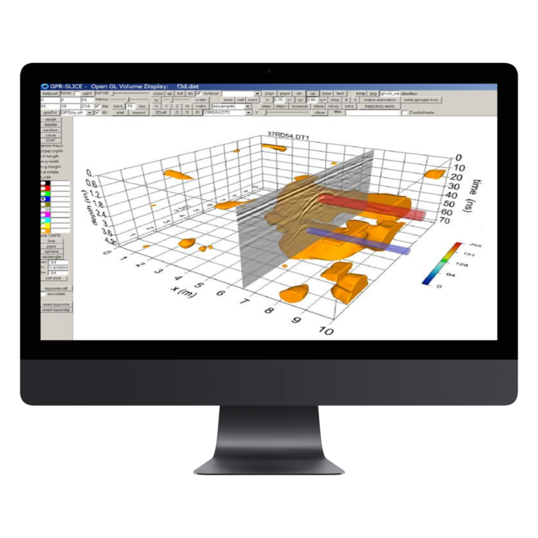 GPR-SLICE — Procesamiento de georradar