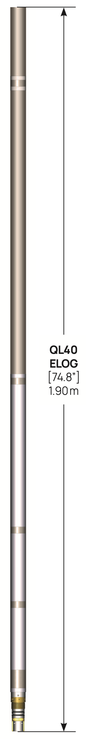 Mount Sopris QL40-ELOG — Sonda de resistividad multipunto