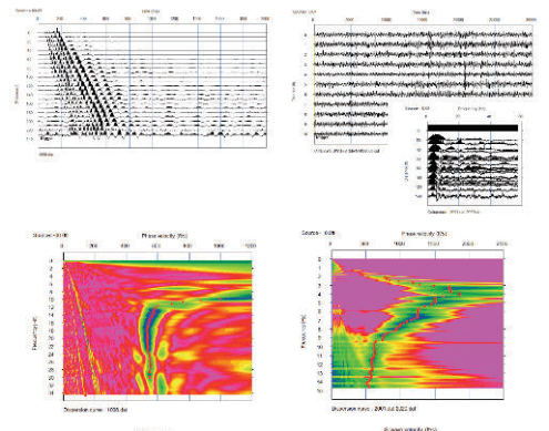 SeisImager/SW — Ondas superficiales
