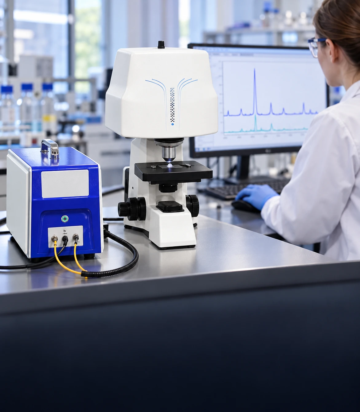 Aplicación de espectroscopía Raman para identificación de materiales y control de calidad