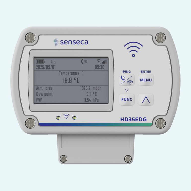 Senseca HD35ED — Registrador de datos inalámbrico