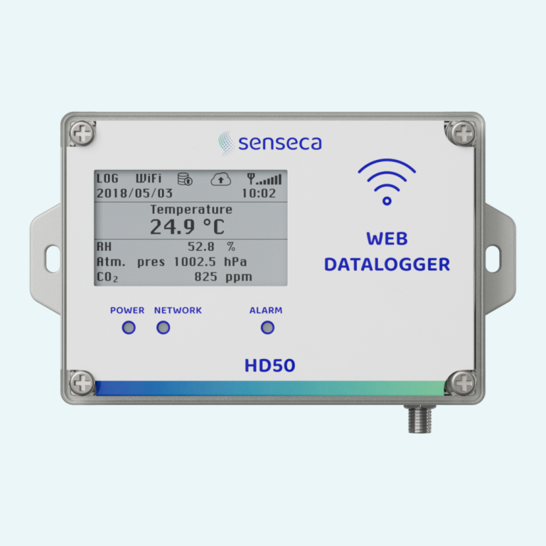 Senseca HD50 — Registradores de datos web Wi-Fi y Ethernet