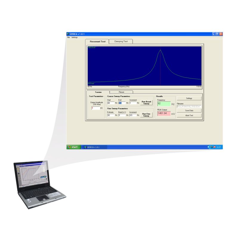 GDSRCA — Software de columna resonante