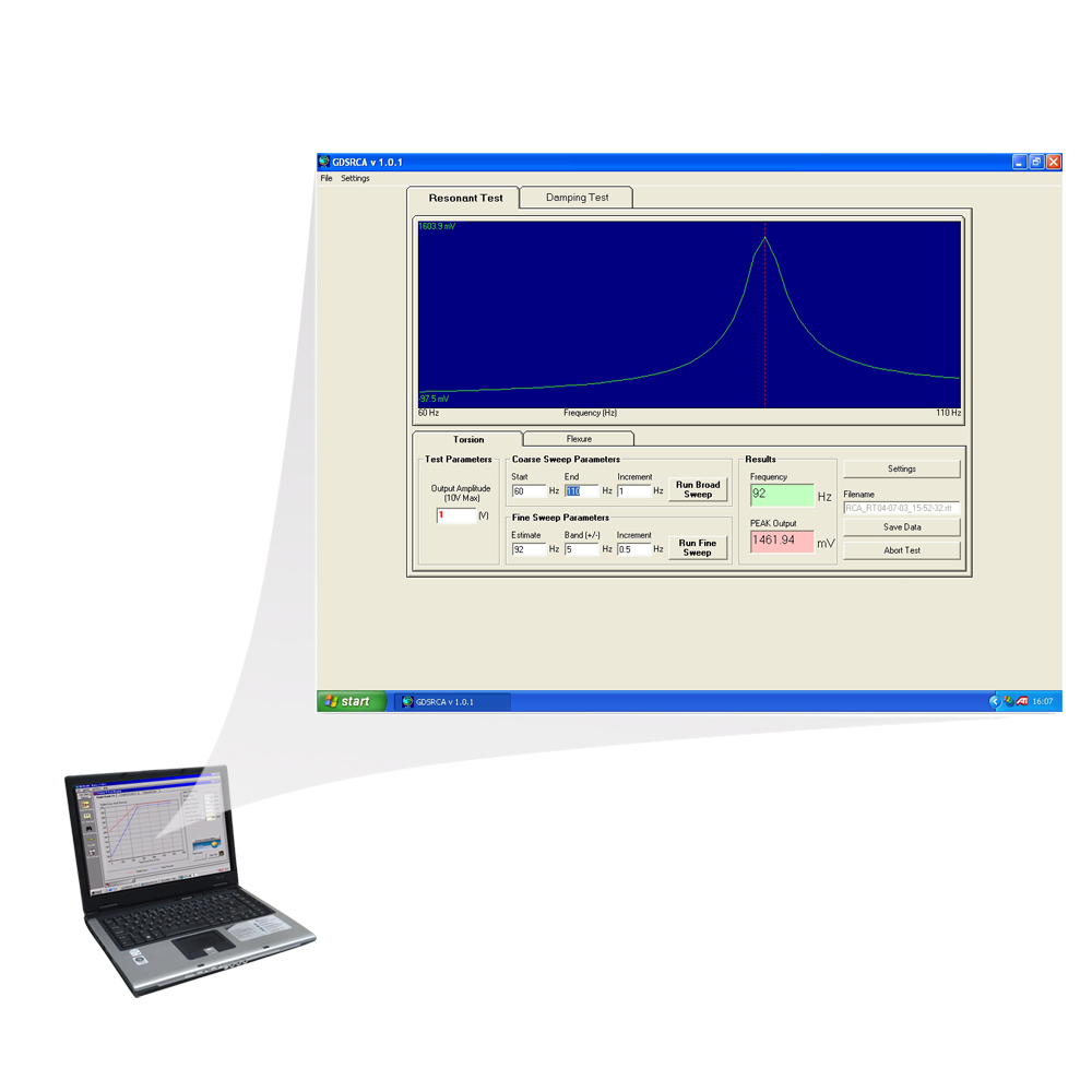 GDSRCA — Software de columna resonante